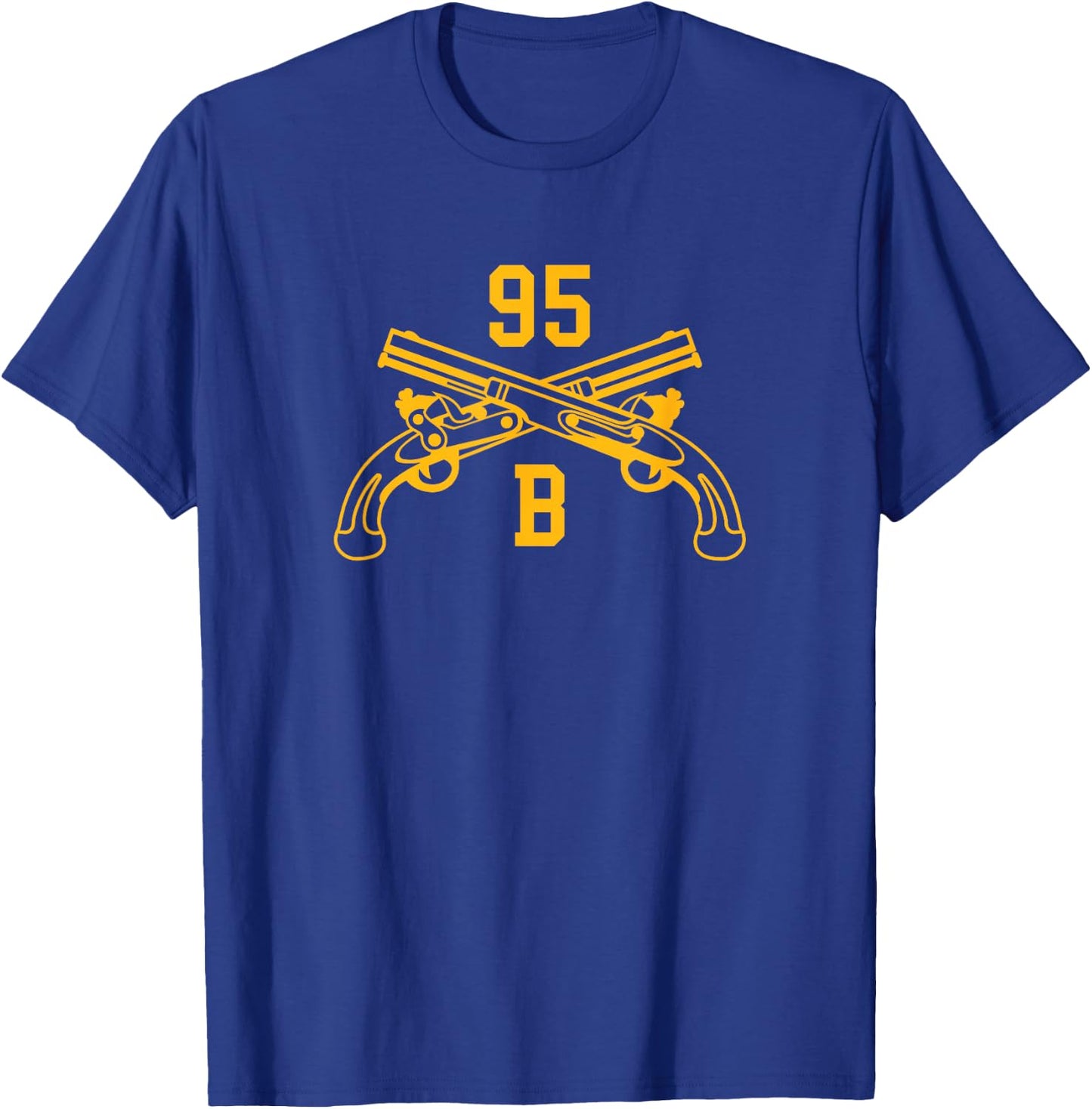 95B Military Police Officer | Crossed Pistols T-Shirt - T-Shirt | Royal