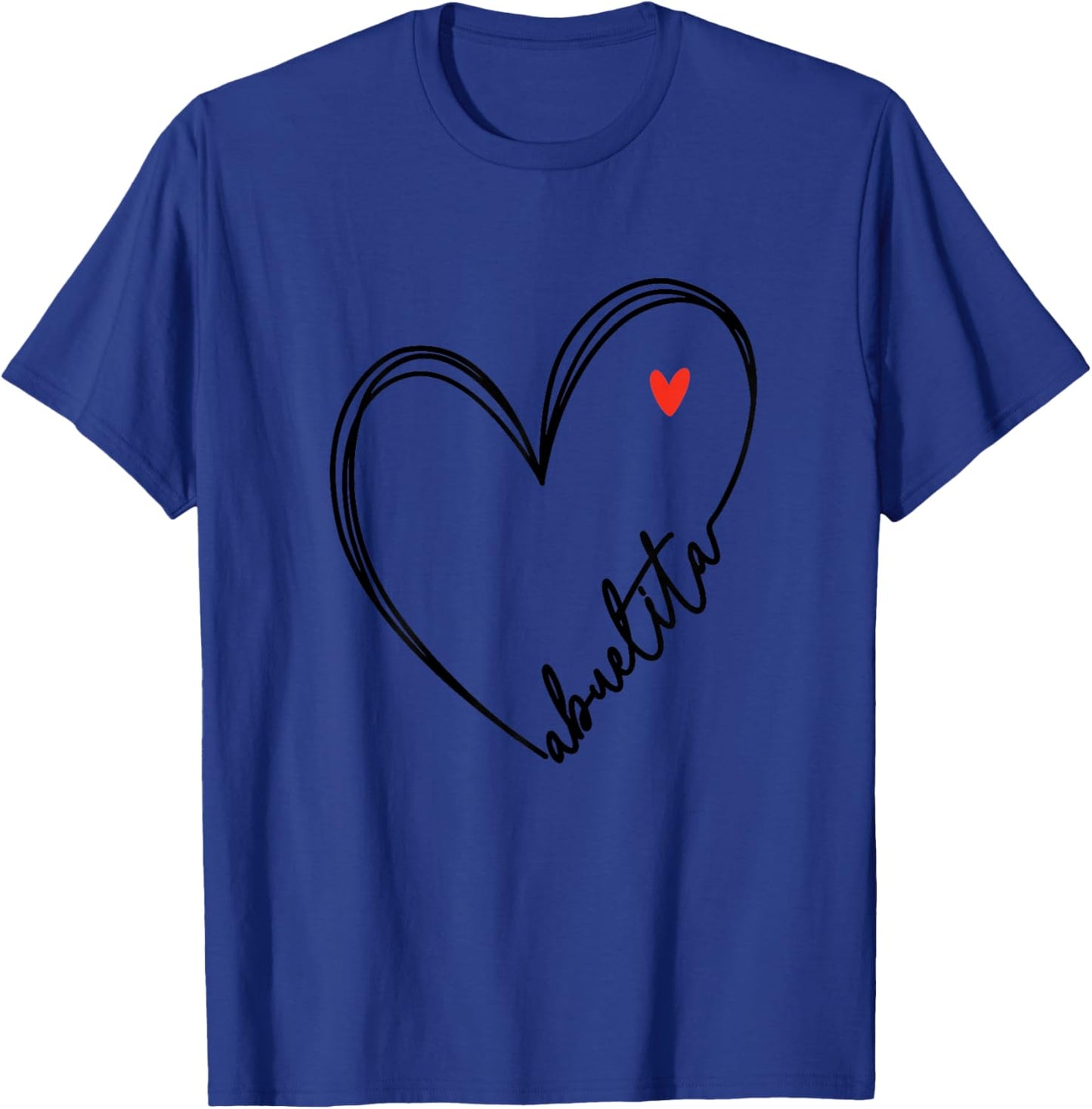 Cute Abuelita With Heart Girl Women Girls Mom Mothers Day T-Shirt - T-Shirt | Royal