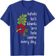 Hawaiian Hula Dance Uwehe Everyday Hibiscus Flower Image T-Shirt - T-Shirt | Royal