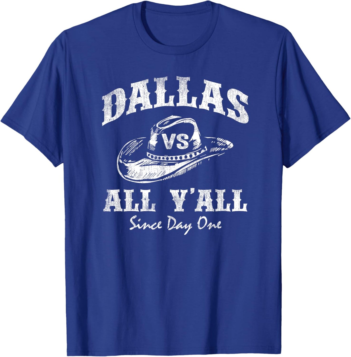 All Sport Trends Gifts Men Women - Dallas vs All Y'all T-Shirt - T-Shirt | Royal