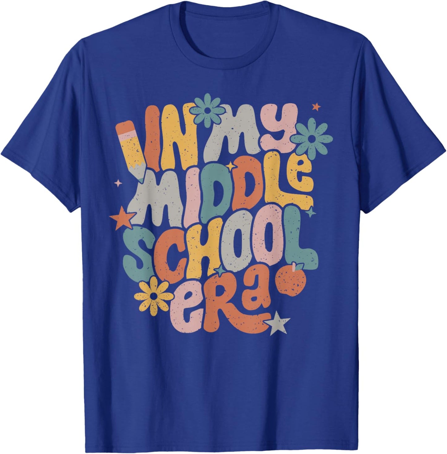 In My Middle School Era 5th Grade Graduation Back To School T-Shirt - T-Shirt | Royal