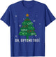Oh Optometree Christmas Tree Optometry Student Eye Squad T-Shirt - T-Shirt | Royal
