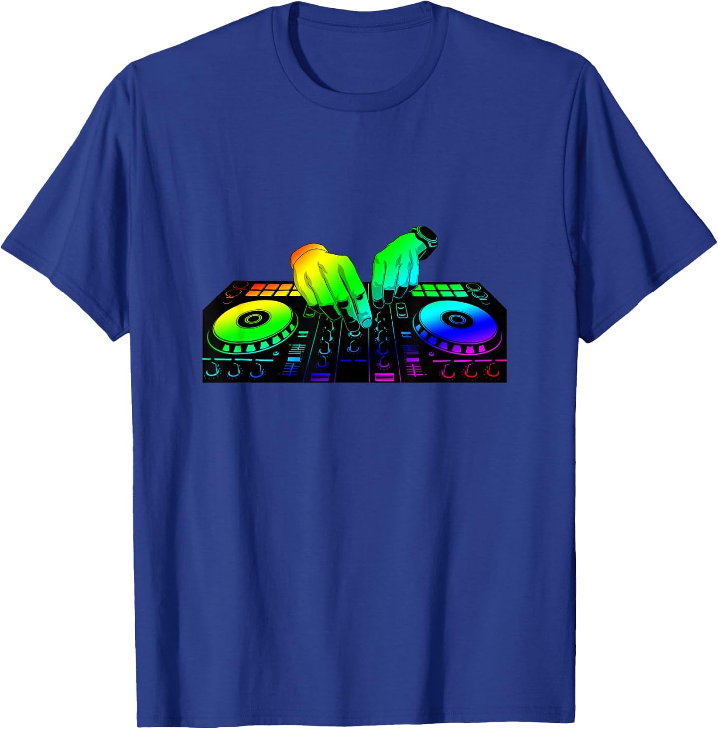 Disc Jockey Gift Turntable DJ T-Shirt - T-Shirt | Royal