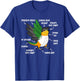 Parrot Anatomy I Black-headed Caique T-Shirt - T-Shirt | Royal