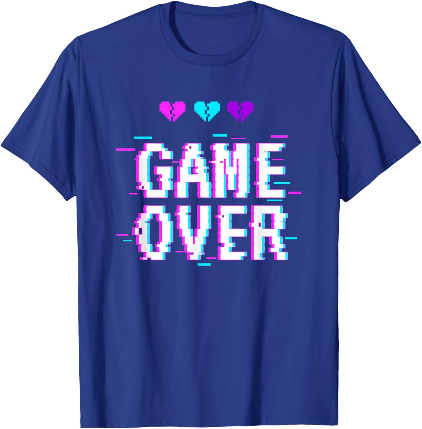 Vaporwave Aesthetic Style Game Over Yami Kawaii Pastel Goth T-Shirt - T-Shirt | Royal