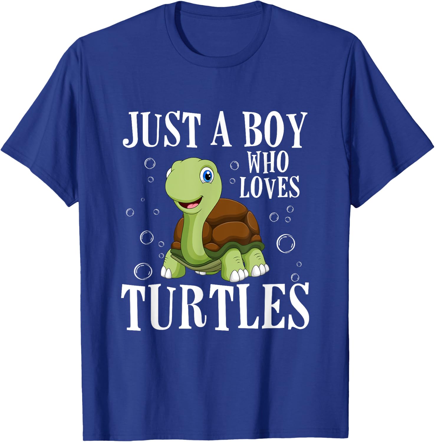 Just a boy who loves turtles turtle T-Shirt - T-Shirt | Royal