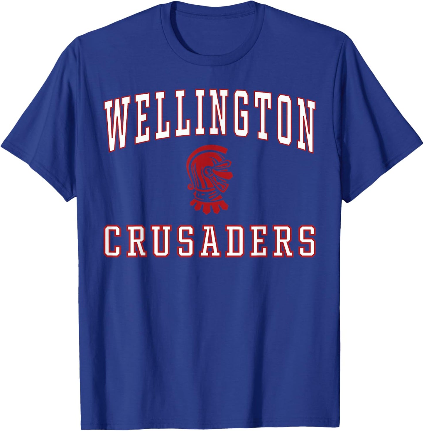 Wellington High School Crusaders C1 T-Shirt - T-Shirt | Royal