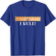 I Rule - Cute Ruler Pun T-Shirt - T-Shirt | Royal