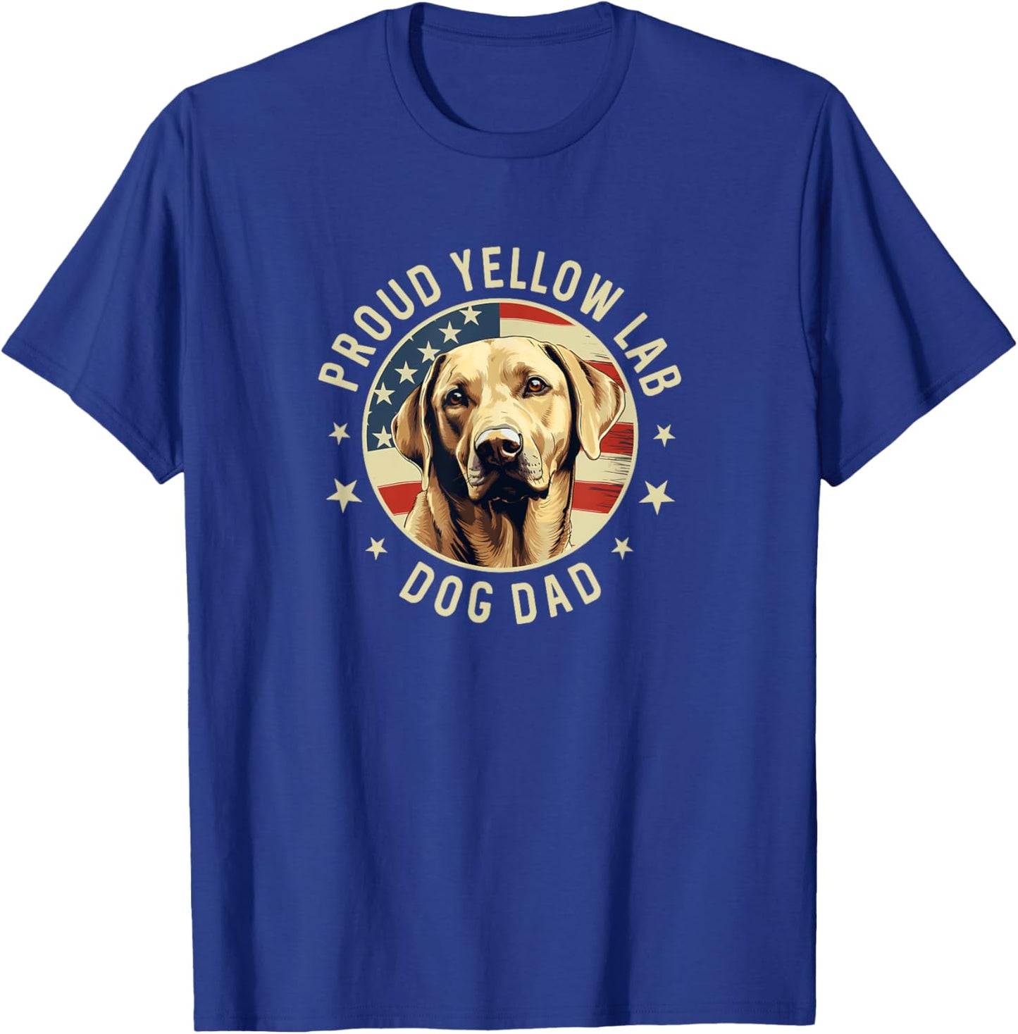 Proud Yellow Labrador Retriever Dog Lab Dad Women T-Shirt - T-Shirt | Royal