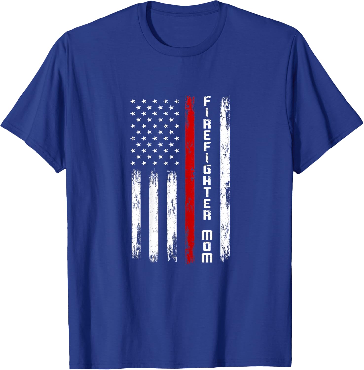 Firefighter Mom Firefighter T-Shirt - T-Shirt | Royal