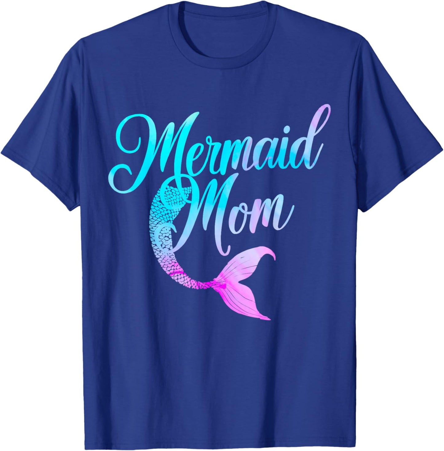Mermaid Birthday Party Mermaid Mom T-Shirt - T-Shirt | Royal