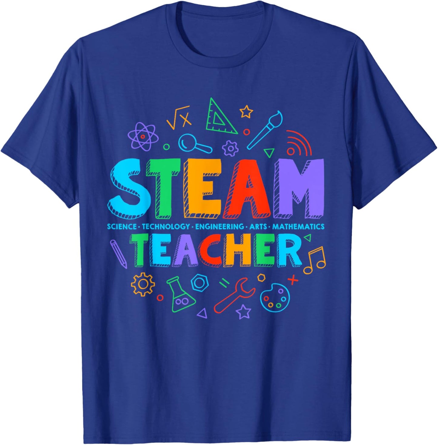 STEAM Teacher STEAM Student Programs Back to School Women Kids T-Shirt - T-Shirt | Royal