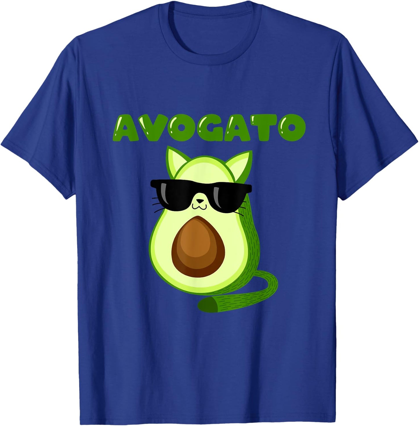 Avogato Cat Cinco De Mayo Meow Avogado T-Shirt - T-Shirt | Royal