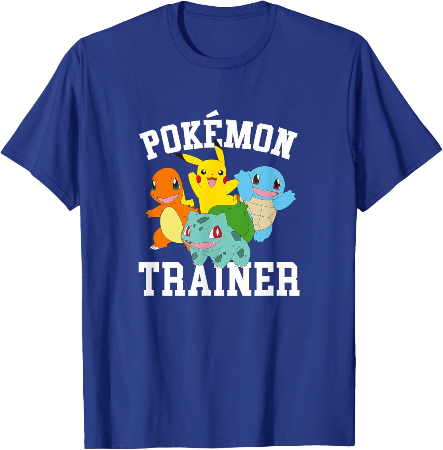 Pokémon Trainer Kanto Starters Vintage Portraits T-Shirt - T-Shirt | Royal