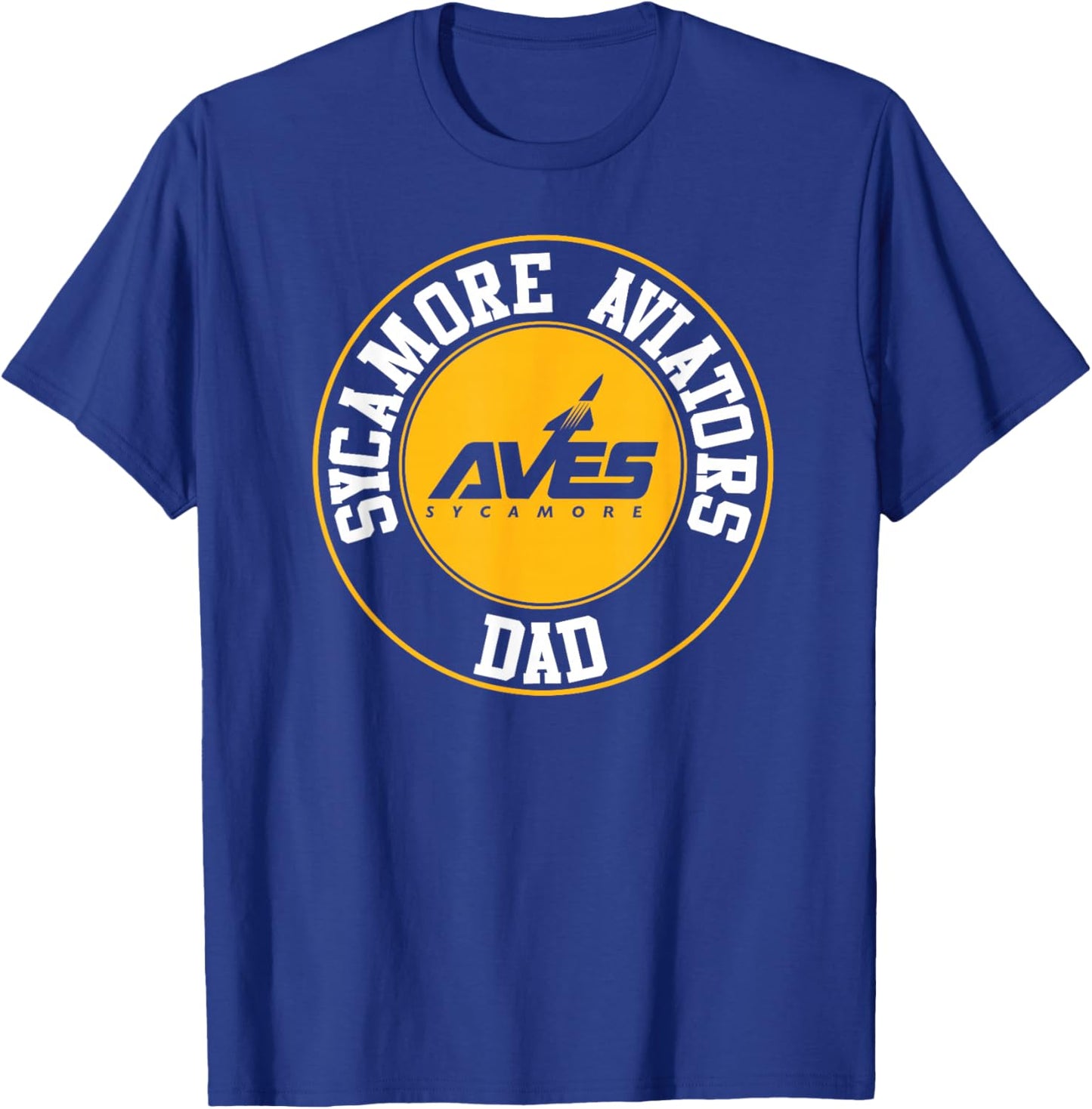 Sycamore Aves Aviator Dad CUTB3109 T-Shirt - T-Shirt | Royal
