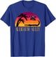 Alligator Alley Retro Sunset Florida T-Shirt - T-Shirt | Royal