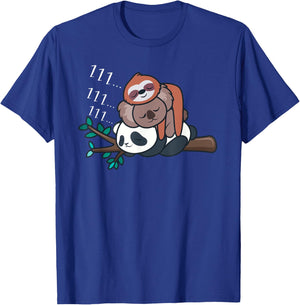Panda Shirt Men Women Kid Panda Lover Gift Panda Koala Sloth T-Shirt - T-Shirt | Royal