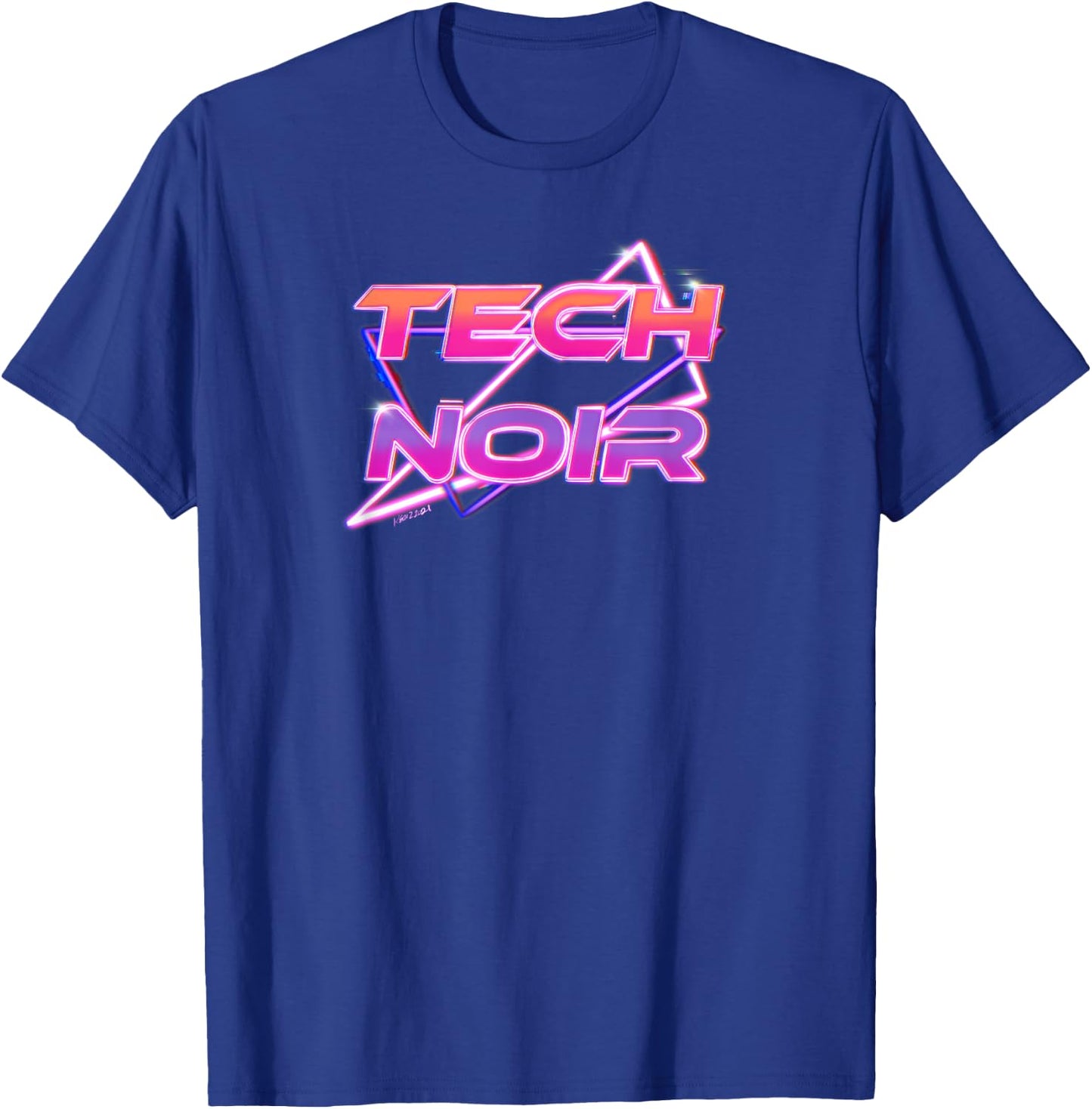 Cyberpunk Tech Noir Vaporwave T-Shirt - T-Shirt | Royal