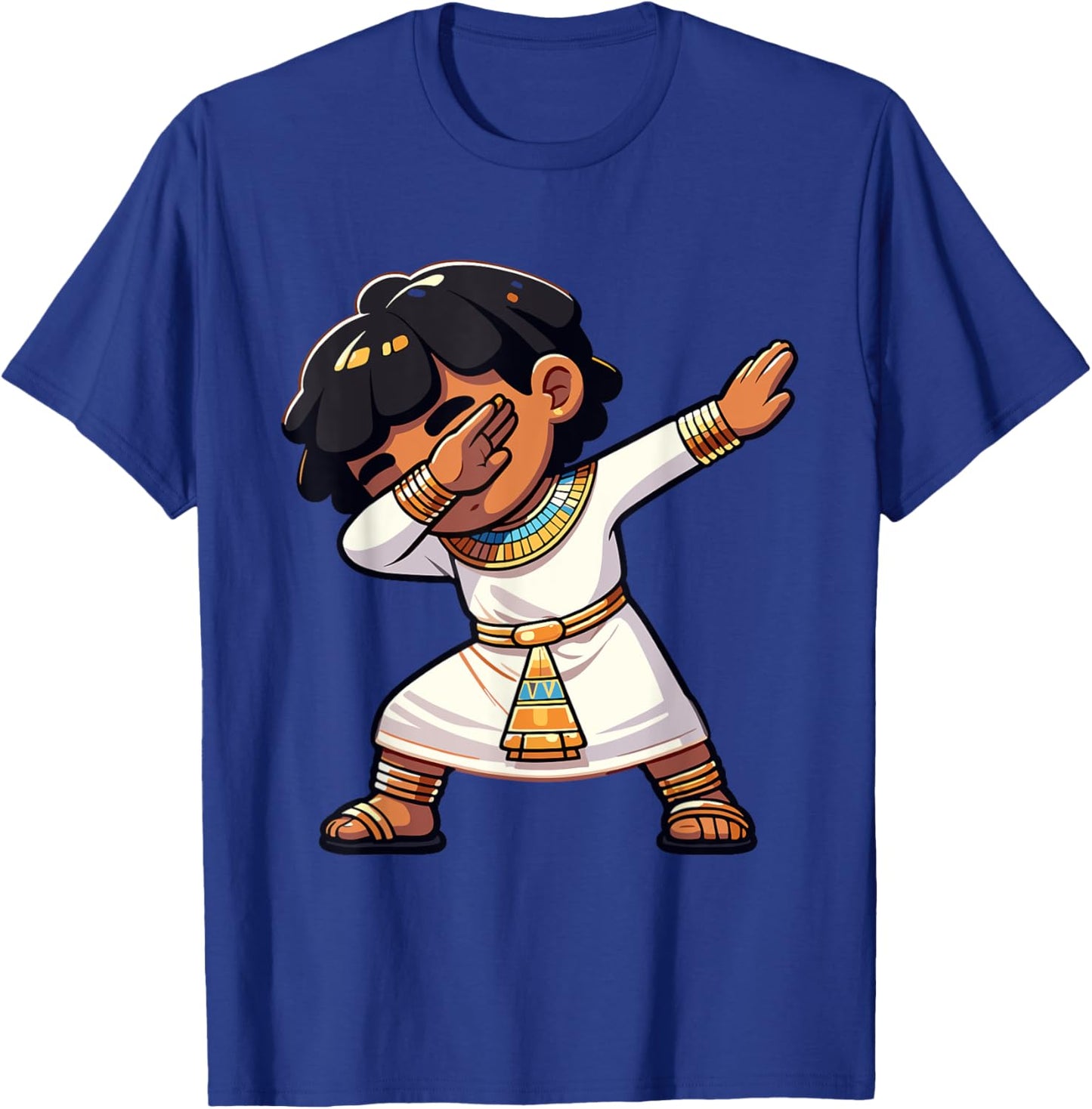 Boys Egyptian Dabbing Pharaoh Egyptian Clothing T-Shirt - T-Shirt | Royal