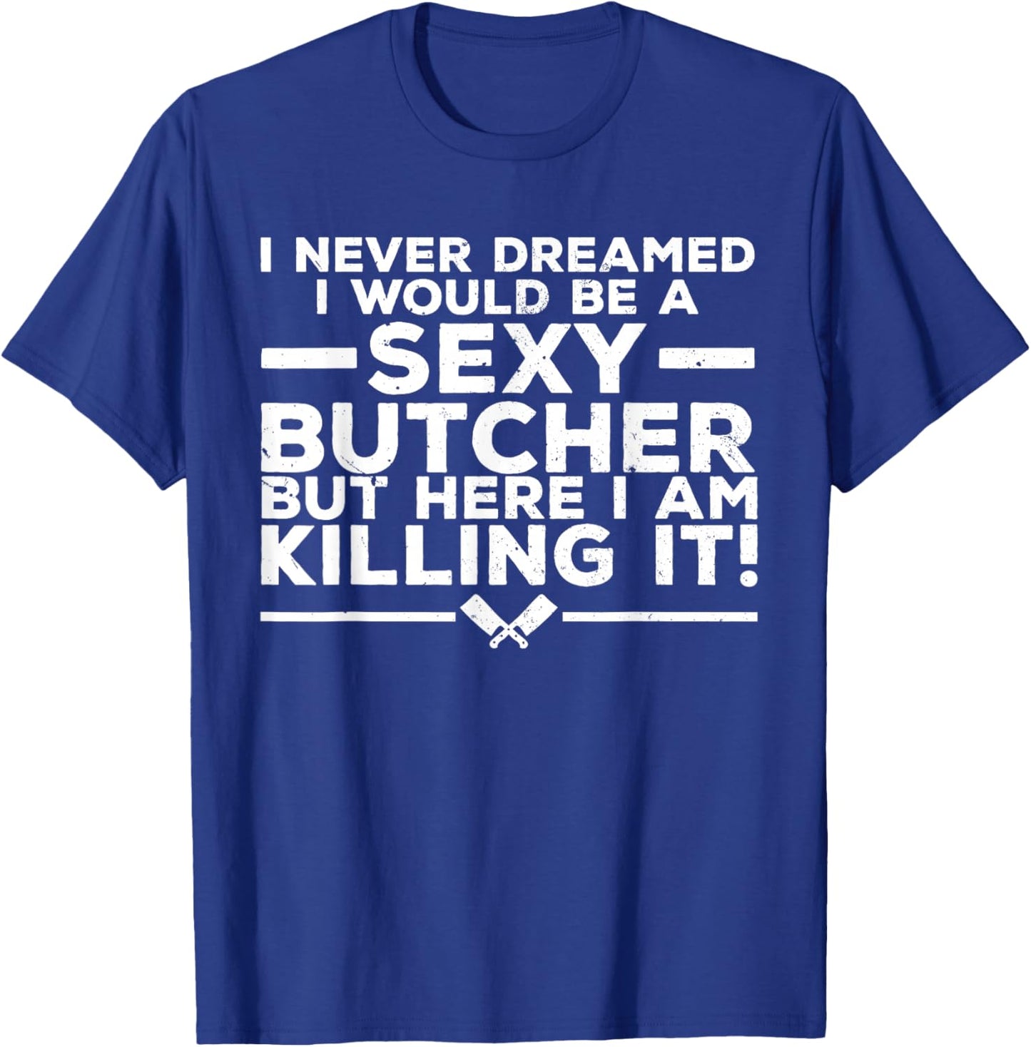 Funny Butcher Art Women Butchery Meat Cutter Butcher T-Shirt - T-Shirt | Royal