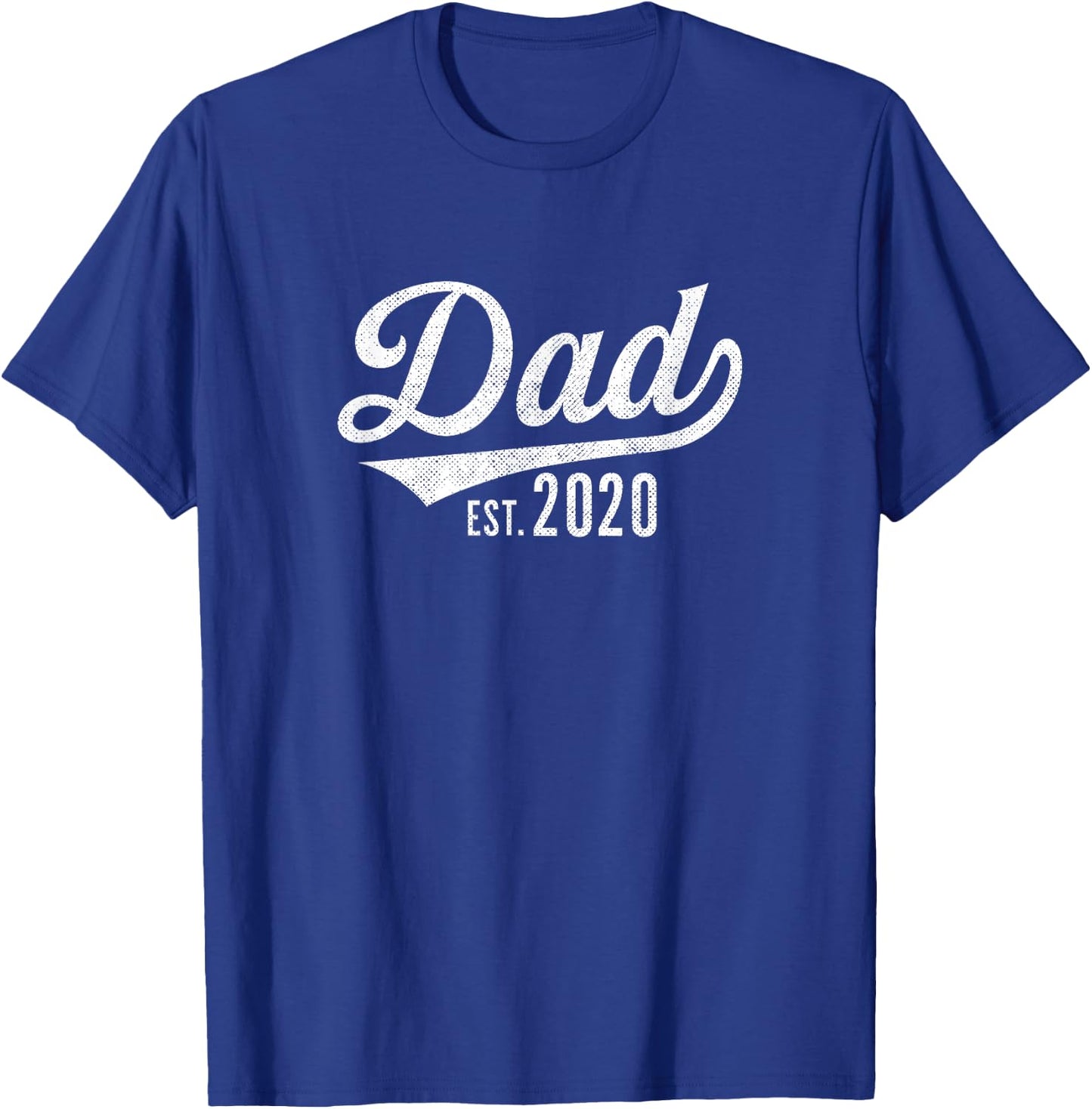Dad est. 2020 shirt - expecting baby fathers day T-Shirt - T-Shirt | Royal