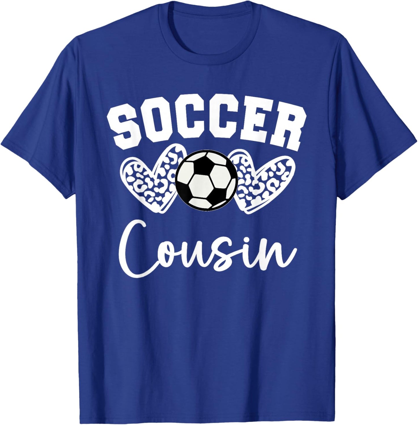 Soccer Cousin Matching Family Soccer T-Shirt - T-Shirt | Royal