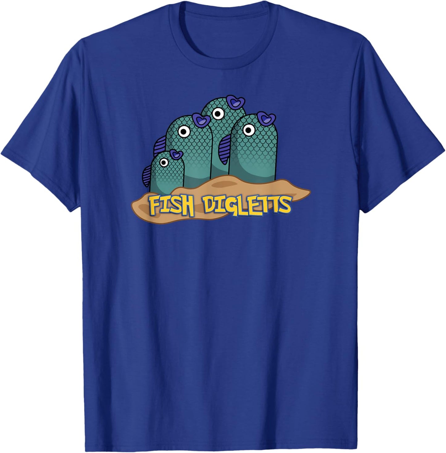 Fish Digletts T-Shirt - T-Shirt | Royal