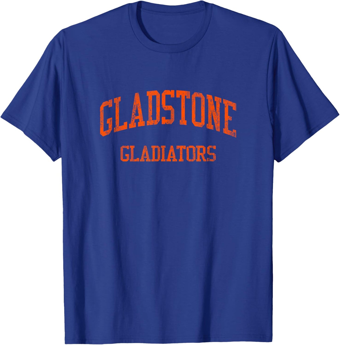 Gladstone High School HS Gladstone OR Vintage Sports T-Shirt - T-Shirt | Royal