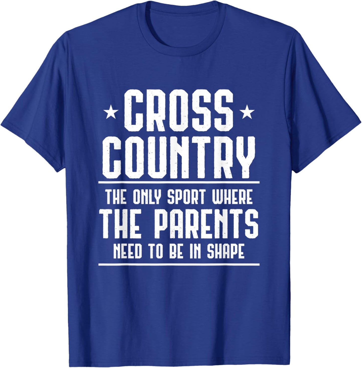 Cross Country Parent Gifts for Running Jogging XC Runner T-Shirt - T-Shirt | Royal