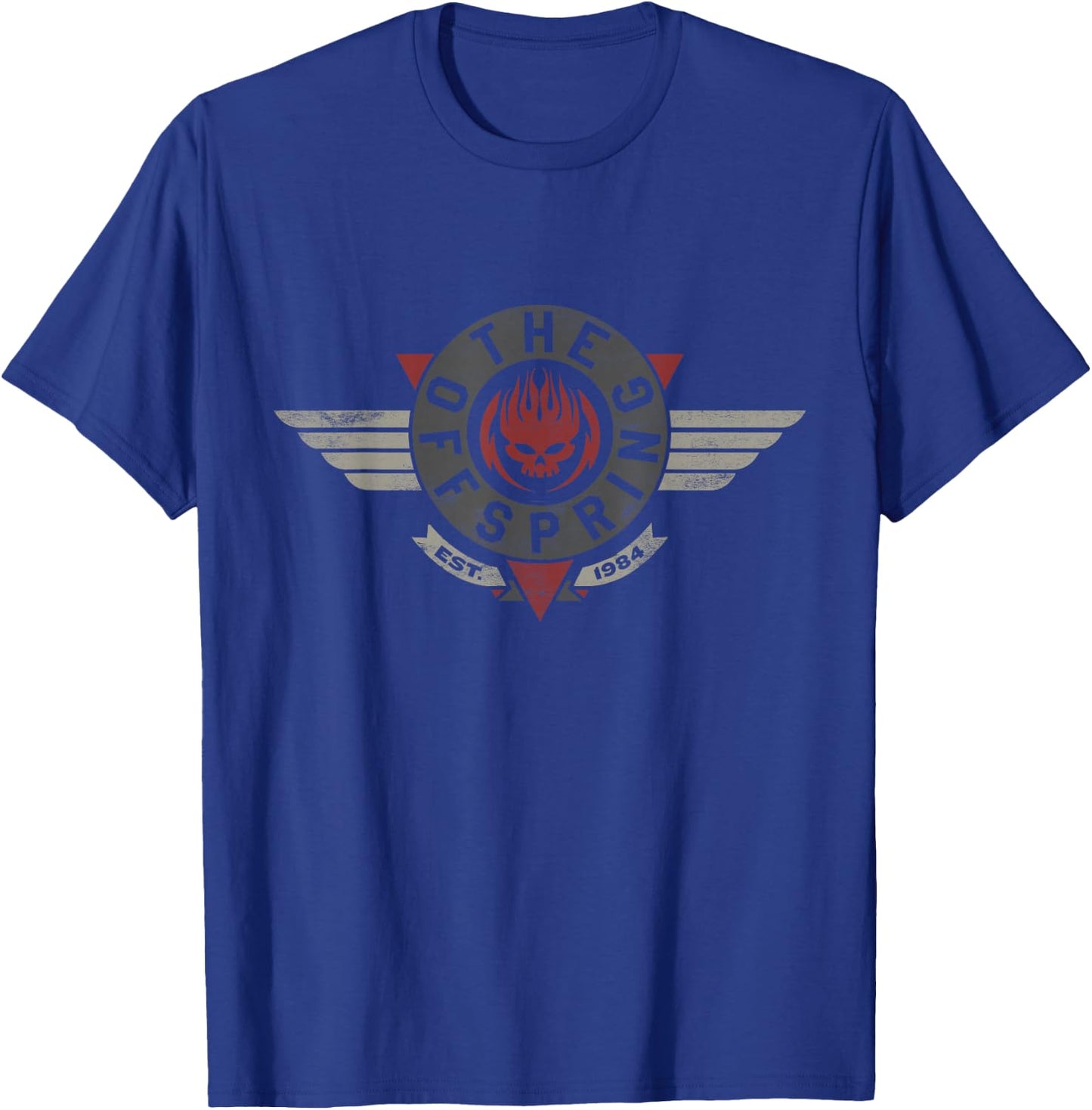 The Offspring Official Geometric Wings Logo T-Shirt - T-Shirt | Royal
