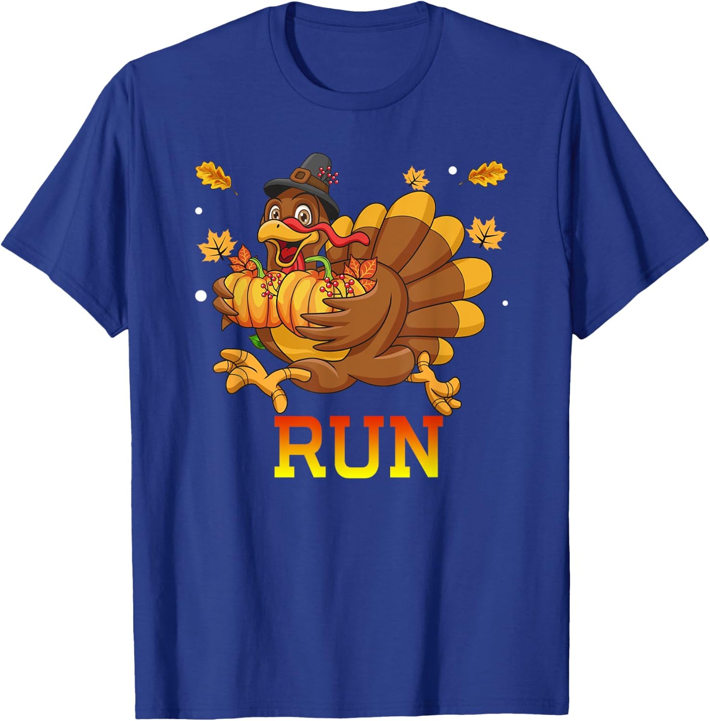 Turkey Run Costume Thanksgiving Running Turkey Trot T-Shirt - T-Shirt | Royal