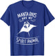 Manta Rays Are My Spirit Animals Scuba Diver Gift Manta Ray T-Shirt - T-Shirt | Royal