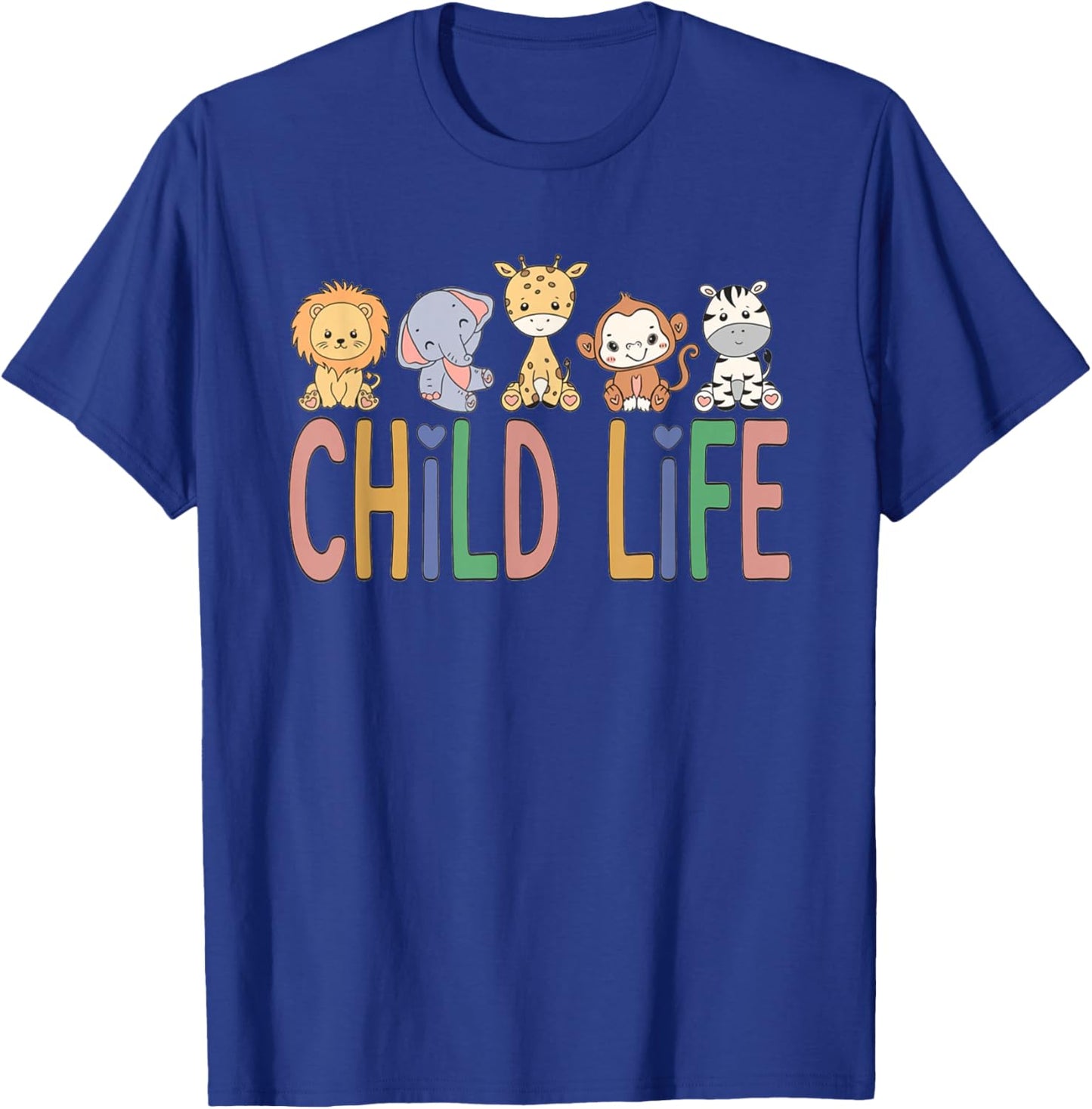 Women Child Life Animal CLS CCLS Child Life Advocate T-Shirt - T-Shirt | Royal