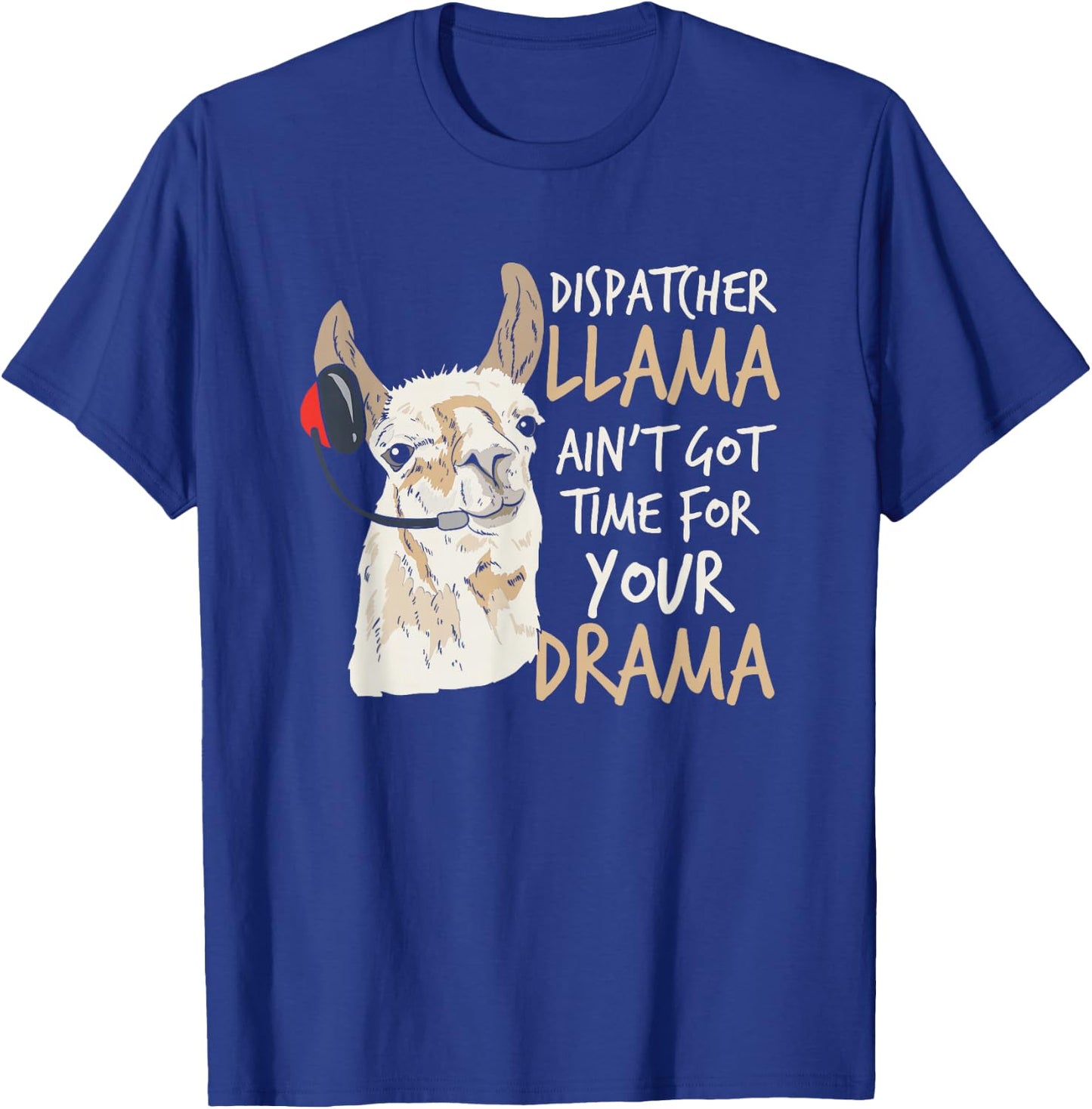 911 Dispatcher & 911 Operator Gift First-Responder T-Shirt - T-Shirt | Royal