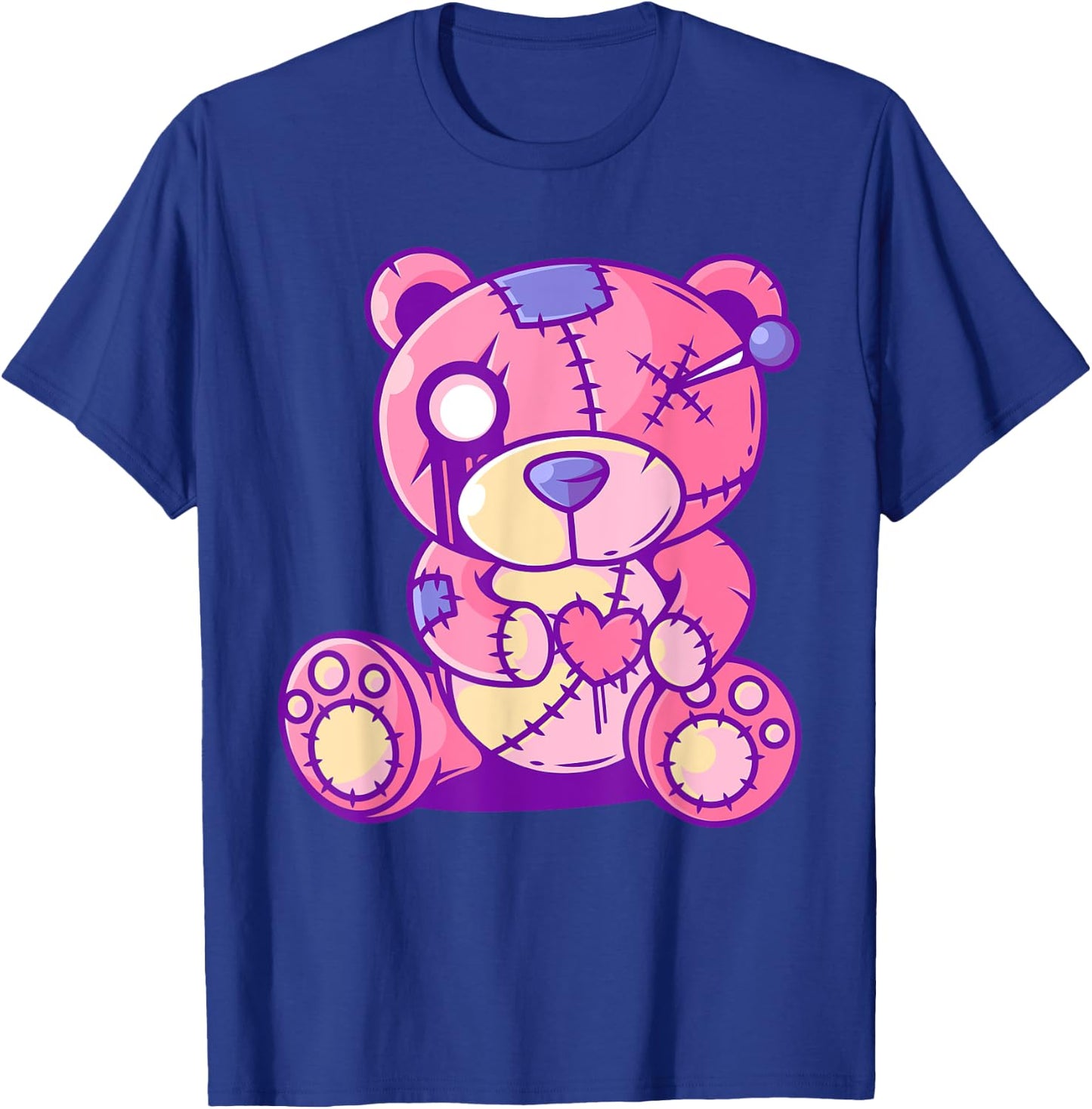 Pastel Goth Teddy Bear Japanese Anime Kawaii Menhera T-Shirt - T-Shirt | Royal