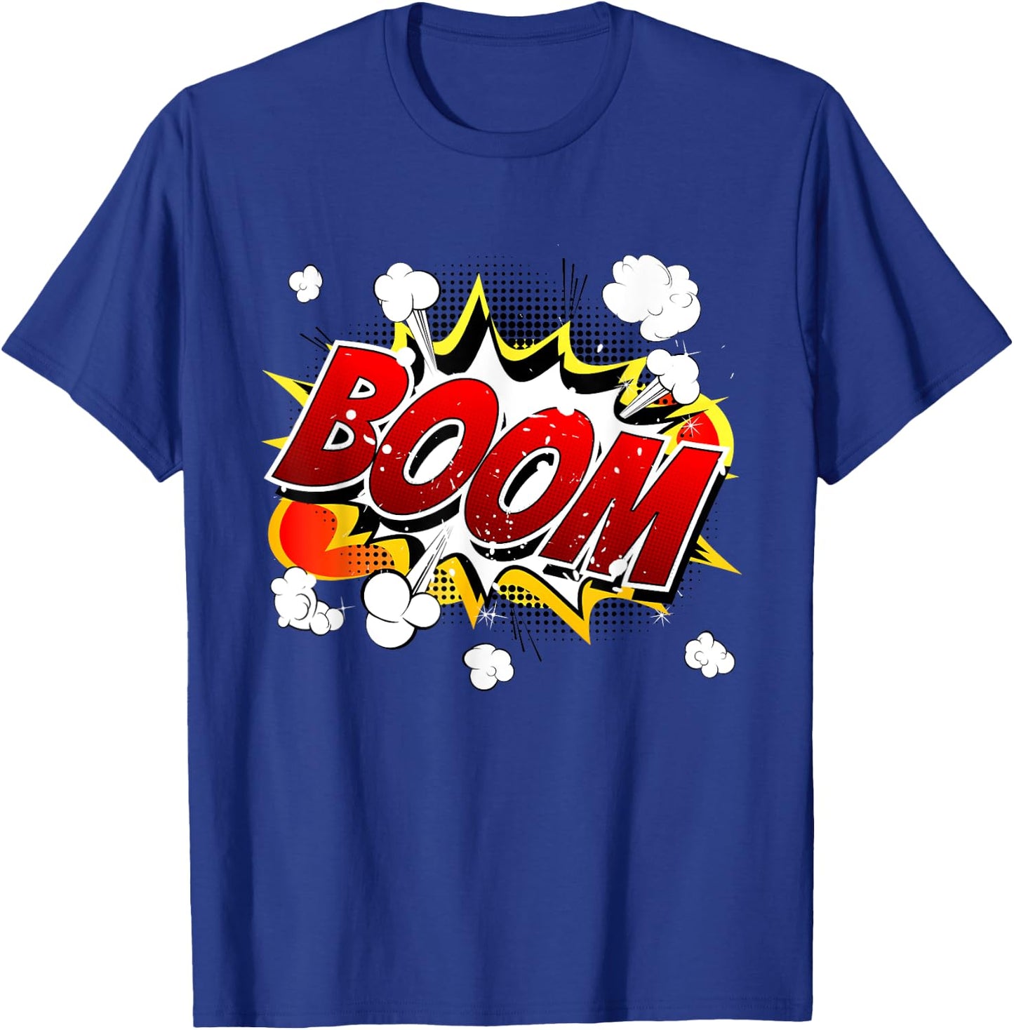 Boom Vintage Pop Art Retro Comic Book Gift Apparel T-Shirt - T-Shirt | Royal