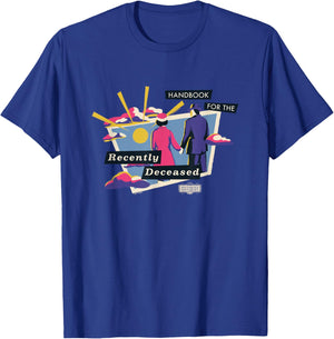 Beetlejuice Beetlejuice Handbook For The Recently Deceased T-Shirt - T-Shirt | Royal