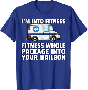 Postal Service For Mailman US Postman Worker T-Shirt - T-Shirt | Royal
