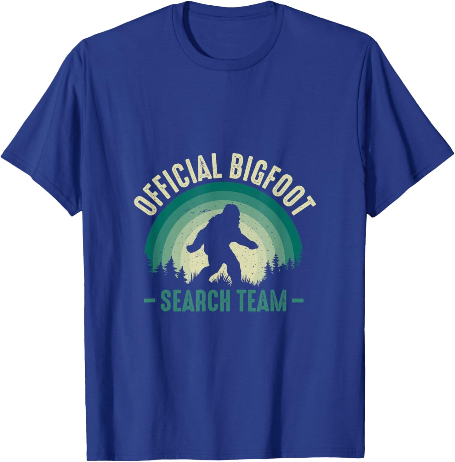 Official Bigfoot Search Team T-Shirt - T-Shirt | Royal