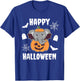 Elephant Happy Halloween Pumpkin Bat Elephant T-Shirt - T-Shirt | Royal