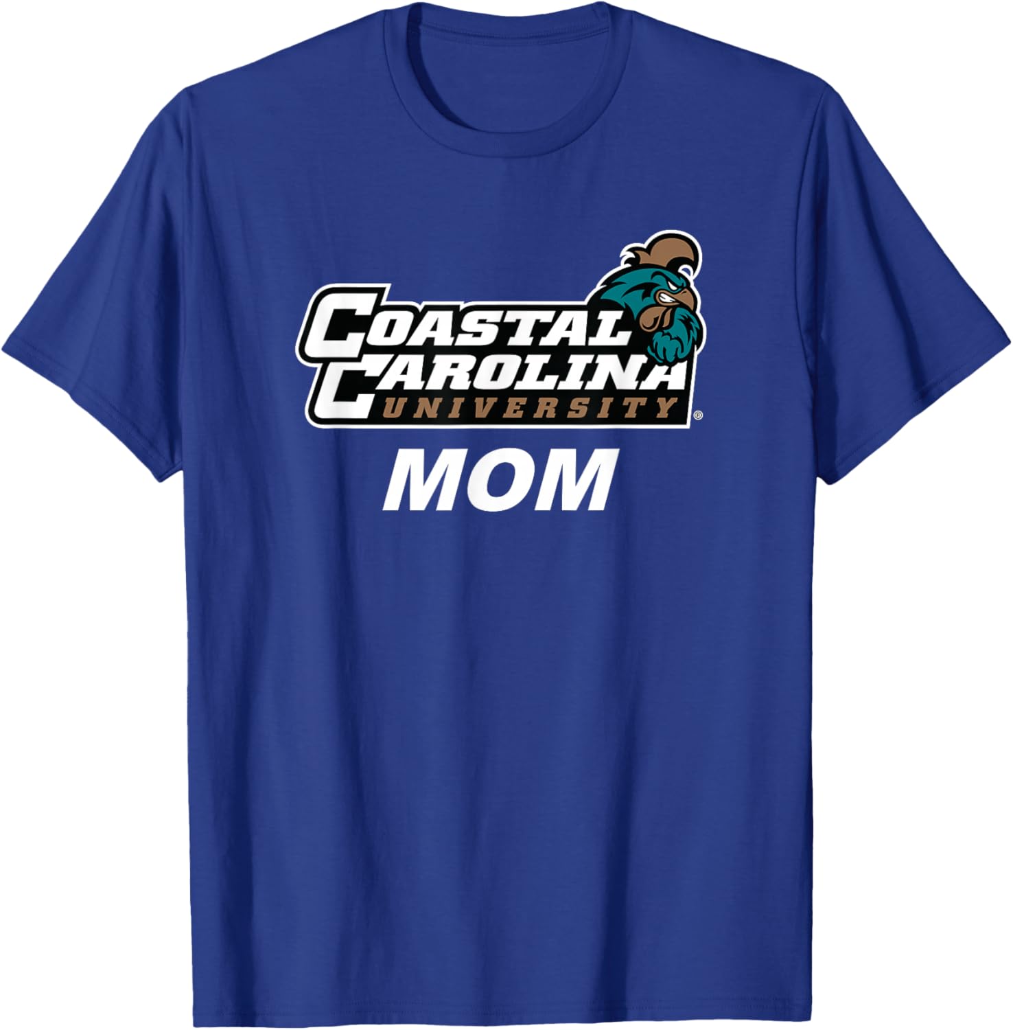 Coastal Carolina University CCU Mom T-Shirt - T-Shirt | Royal