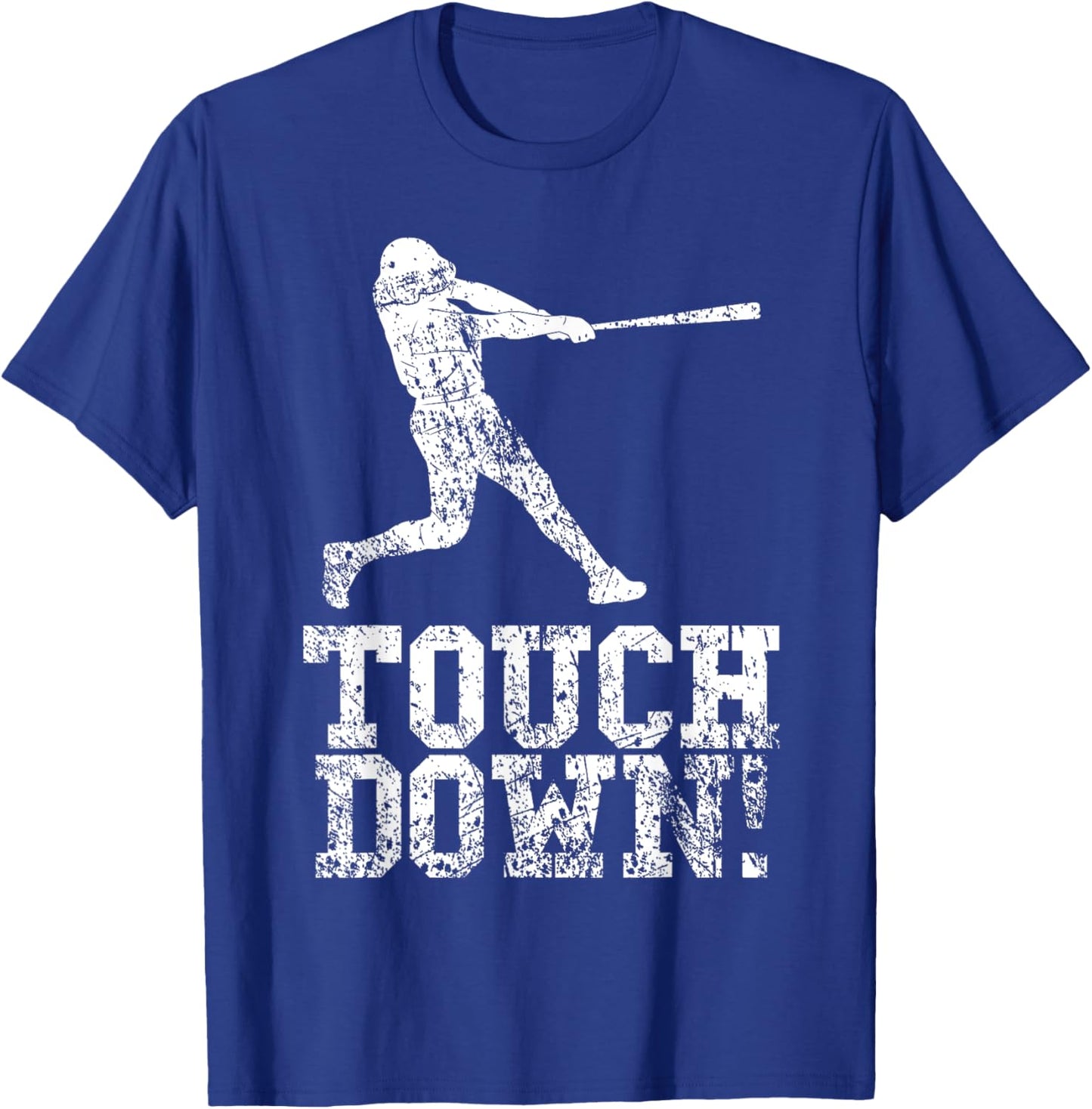 Funny Touchdown Baseball Football Sports T-Shirt - T-Shirt | Royal