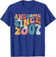 Awesome Since 2007 18th Birthday Retro Gifts Born in 2007 T-Shirt - T-Shirt | Royal