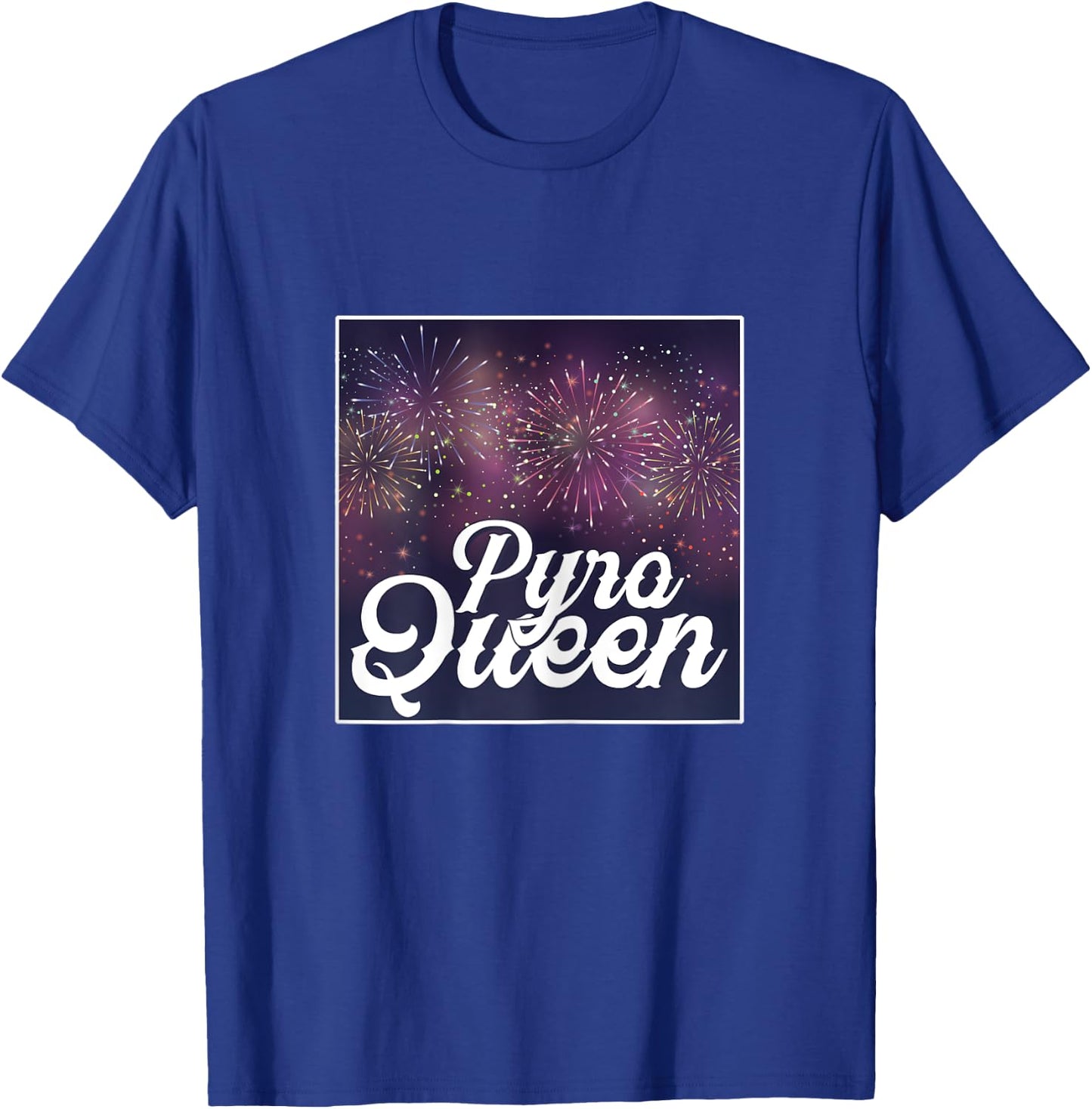 Pyro Queen Queen Explosion Bang Pyrotechnician Pyromans T-Shirt - T-Shirt | Royal