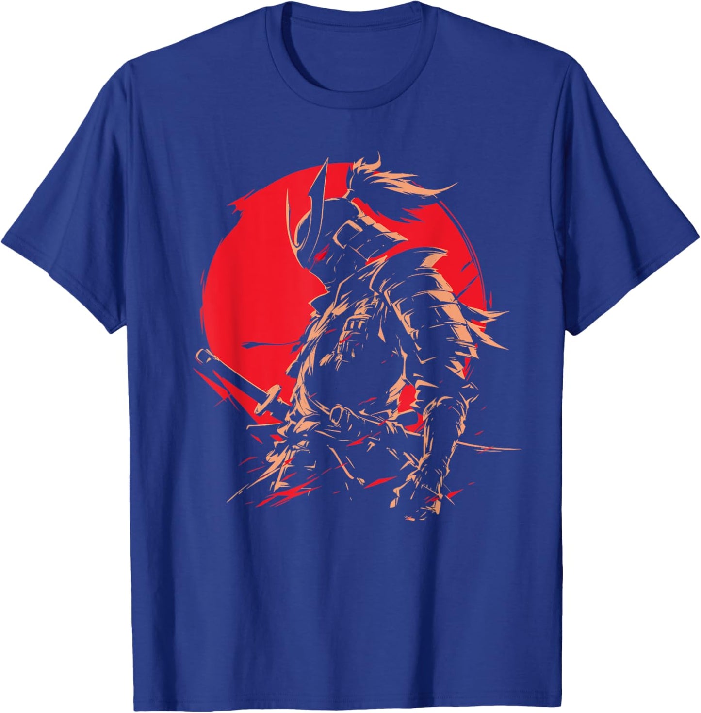 Aesthetic Vintage Samurai Japanese Art Samurai Retro T-Shirt - T-Shirt | Royal