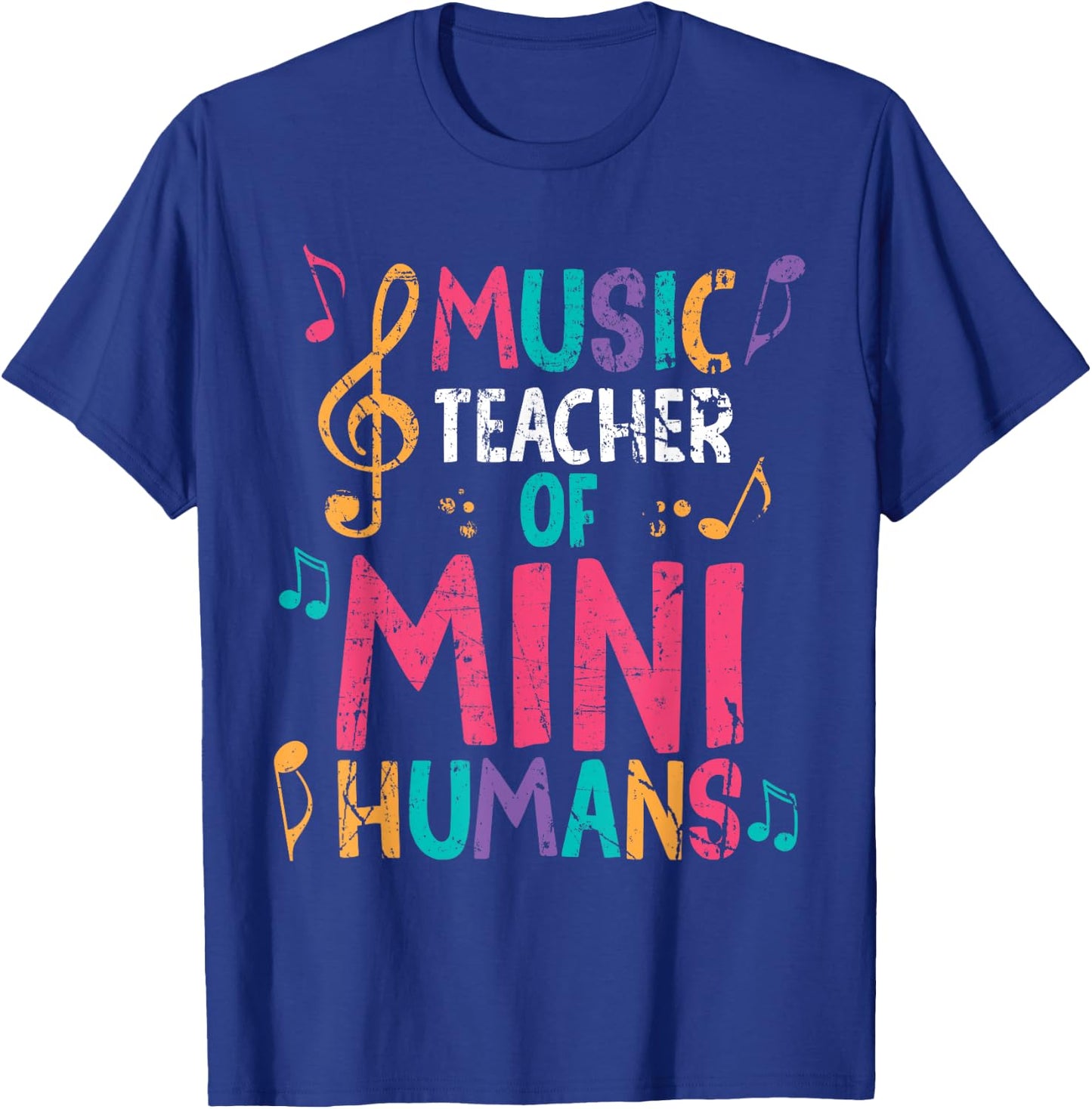 Music teacher of mini humans / Back to school T-Shirt - T-Shirt | Royal