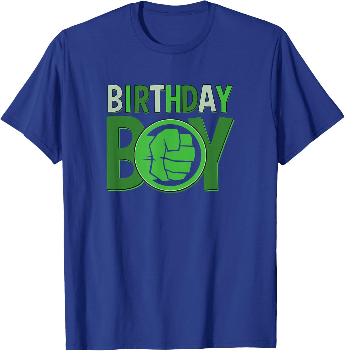 Marvel Avengers Incredible Hulk Birthday Boy Small T-Shirt - T-Shirt | Royal