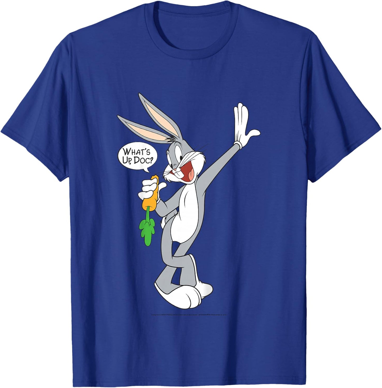 Kids Looney Tunes Bugs Bunny What's Up Doc Portrait T-Shirt - T-Shirt | Royal