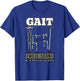 Physical Therapist Physiotherapy Medical Staff Gait Gift T-Shirt - T-Shirt | Royal