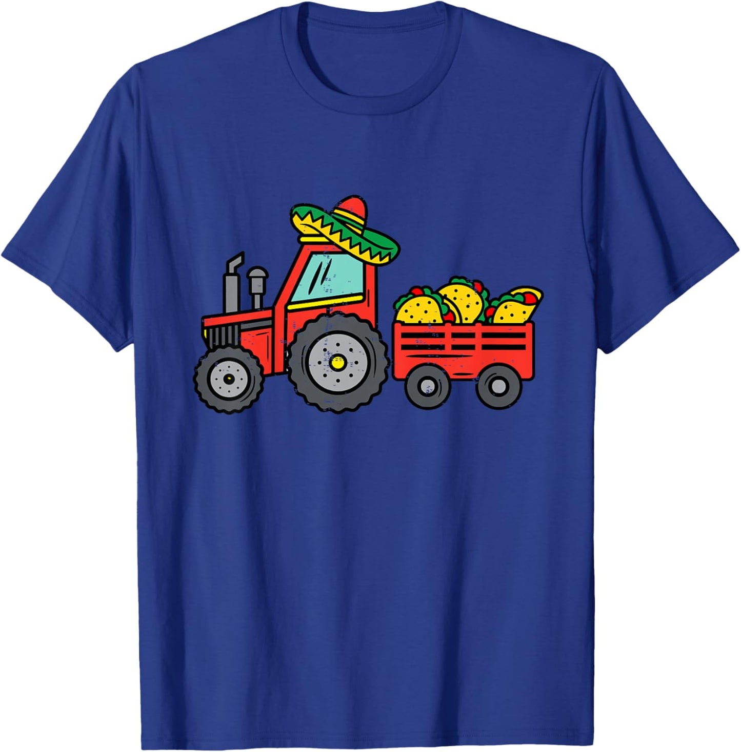 Kids Mexican Truck Tacos Boys Cinco De Mayo Fiesta Kids Toddler T-Shirt - T-Shirt | Royal